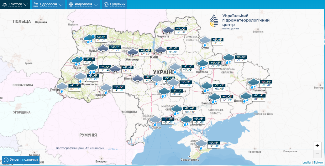 В Украину после "весеннего" тепла ворвется похолодание: синоптик назвала дату. Карта