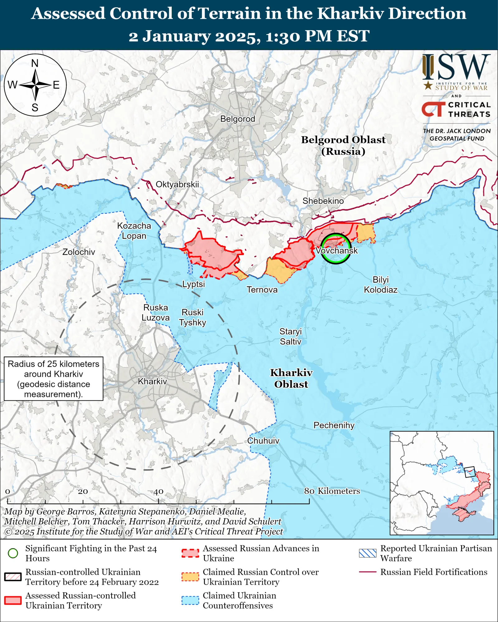 Российские войска продвинулись на ряде направлений в Донецкой области: в ISW оценили ситуацию и рассказали, где идут бои. Карта