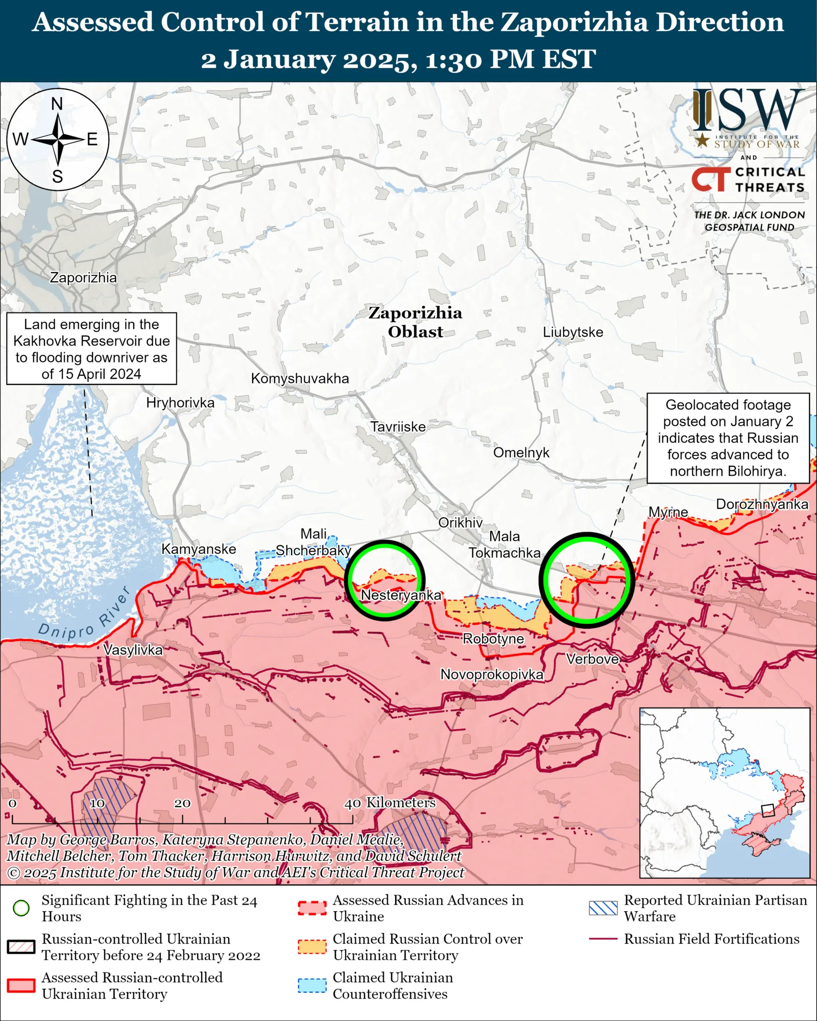 Российские войска продвинулись на ряде направлений в Донецкой области: в ISW оценили ситуацию и рассказали, где идут бои. Карта