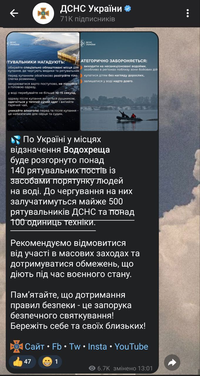 Водохреща 2025: як правильно і де треба купатися, щоб не нашкодити собі 