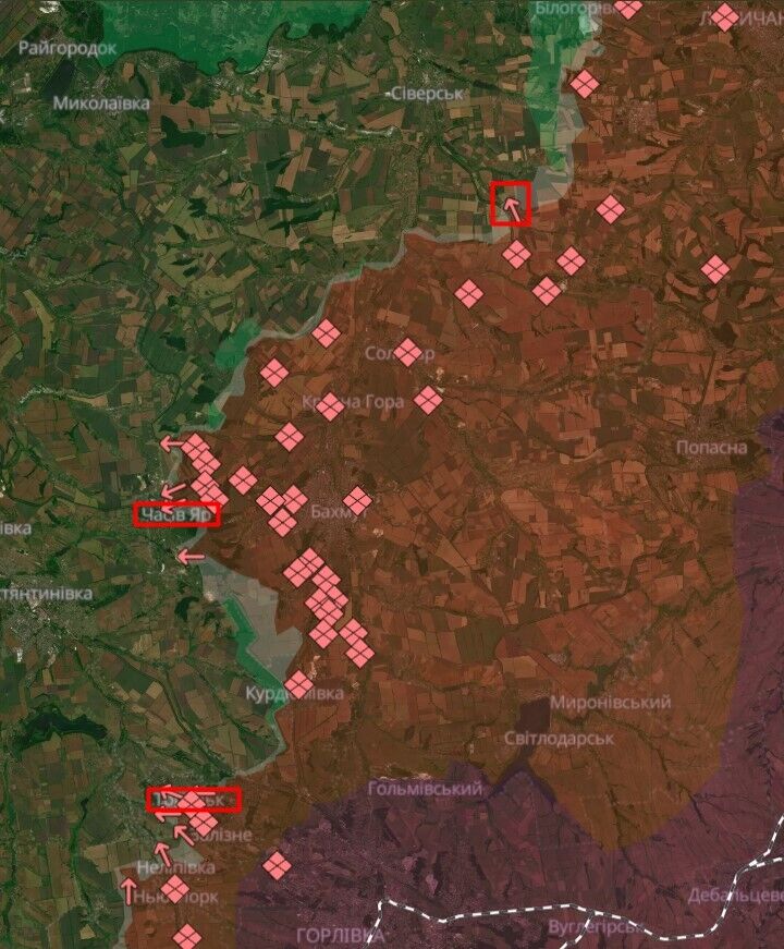 Армія Росії скинула на українські позиції 72 КАБи за добу: що відбувається на фронті. Карта