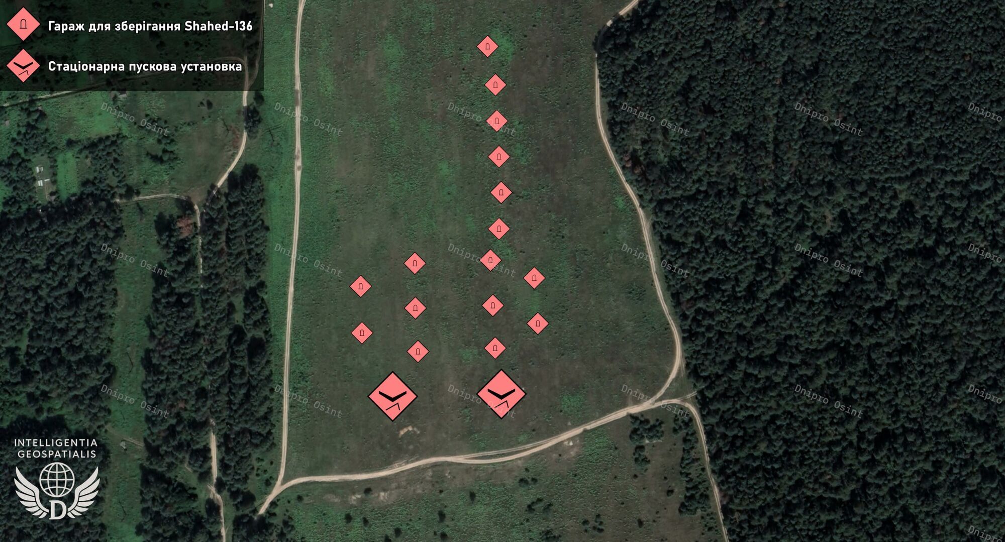 З'явилися нові споруди: Росія розширила пусковий майданчик для "Шахедів" у Брянській області – Dnipro Osint