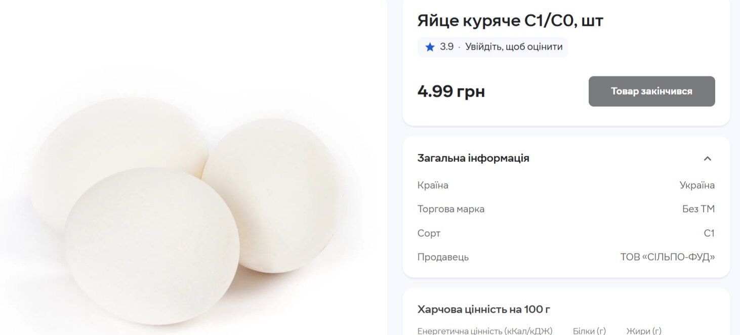 За 8 місяців виробили 8 мільярдів яєць