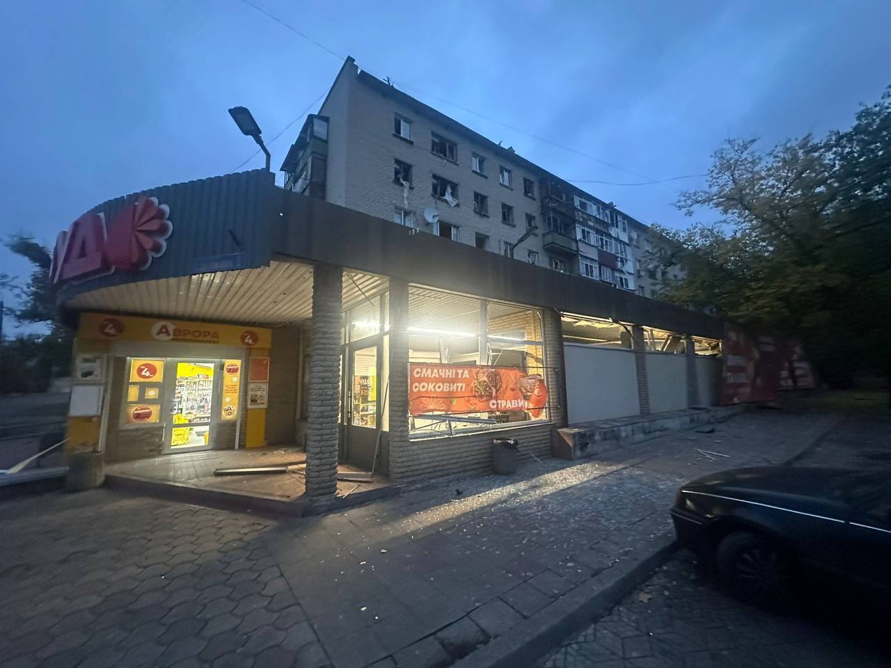 Окупанти вдарили по школі в Краматорську, яка була названа на честь закатованого Степана Чубенка. Фото