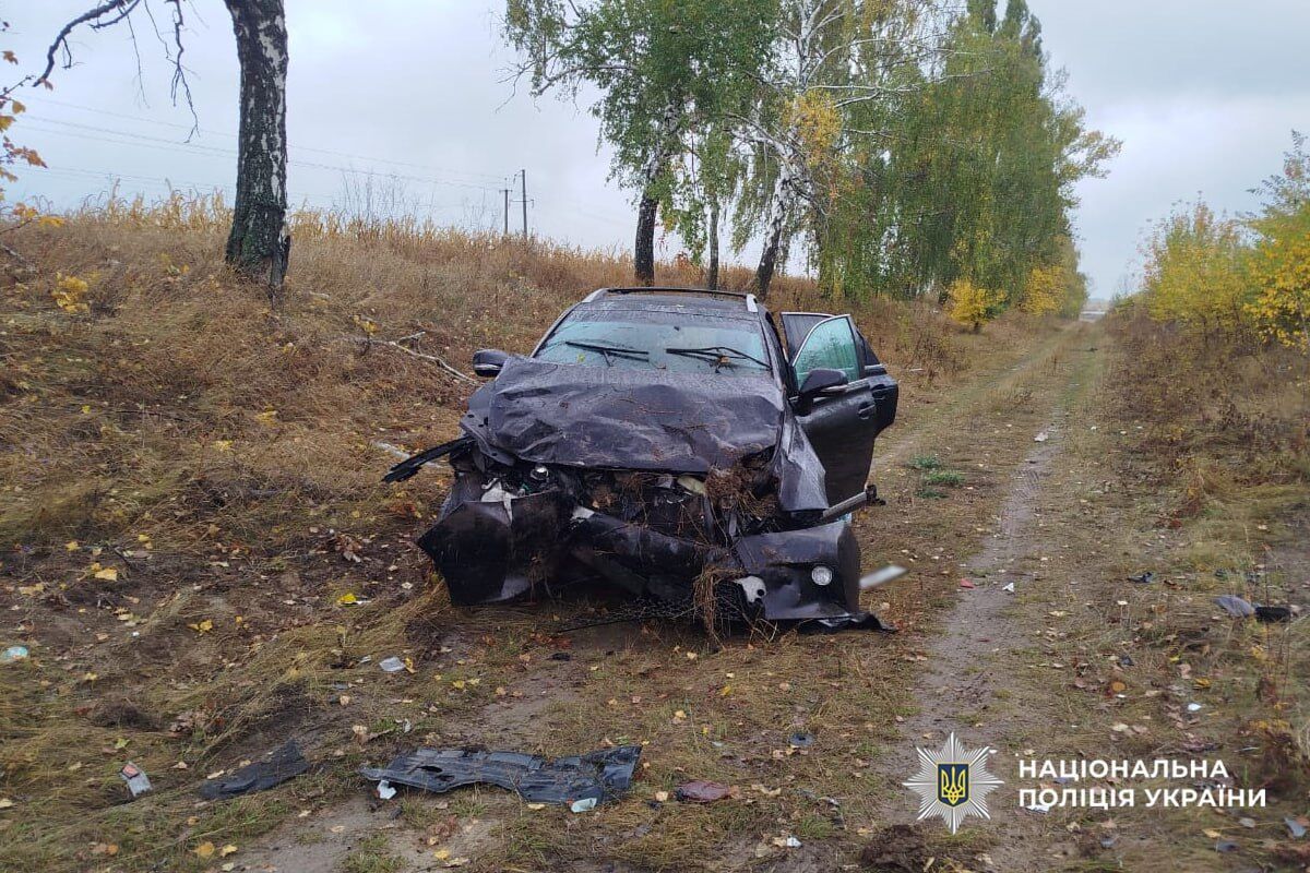 На Черкащині авто вилетіло в кювет: постраждала жінка померла в реанімації. Фото