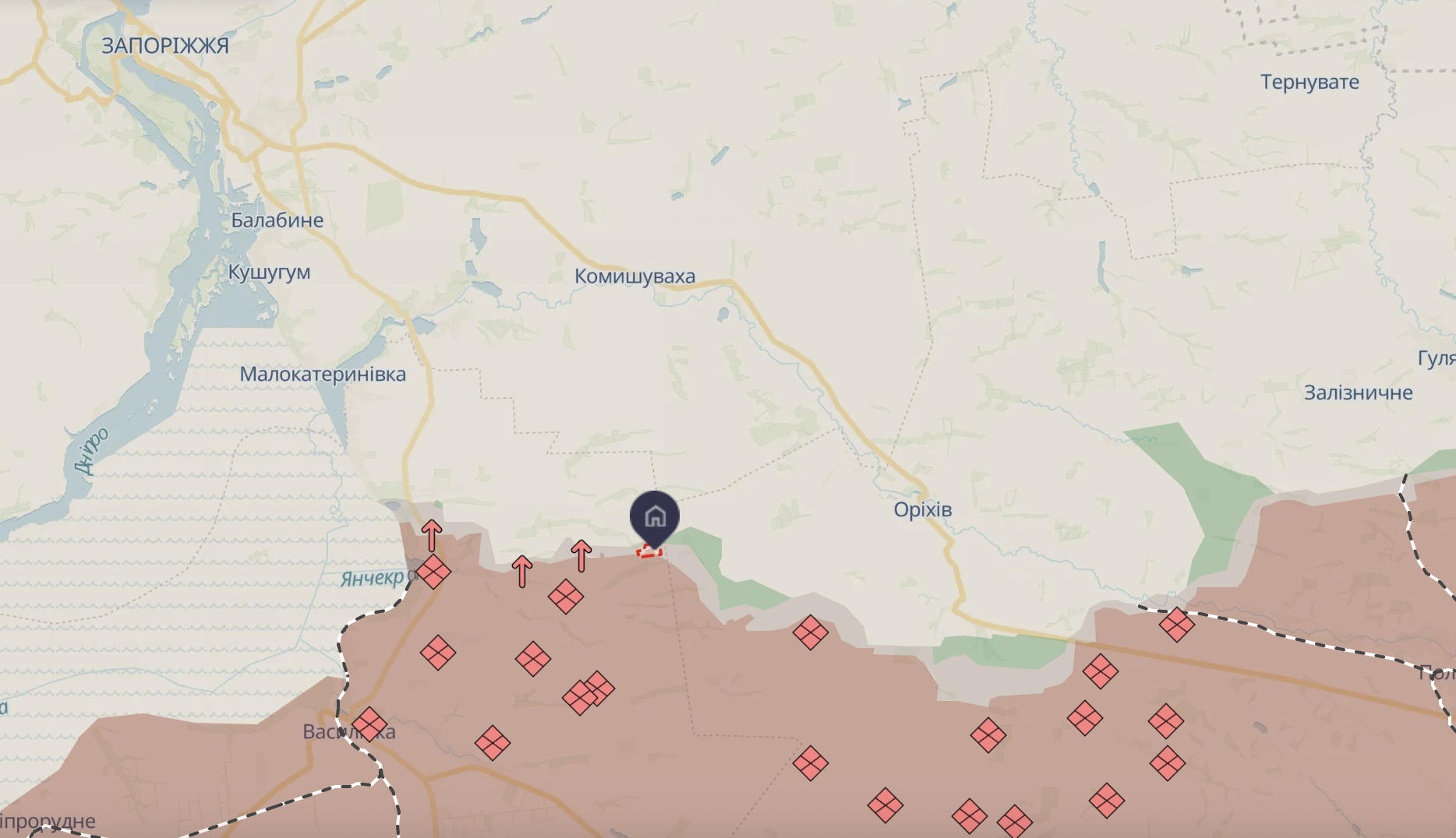 "Продвинулись вперед до 3,5 км": в Генштабе доложили о ситуации в районе Малых Щербаков на Запорожье. Видео
