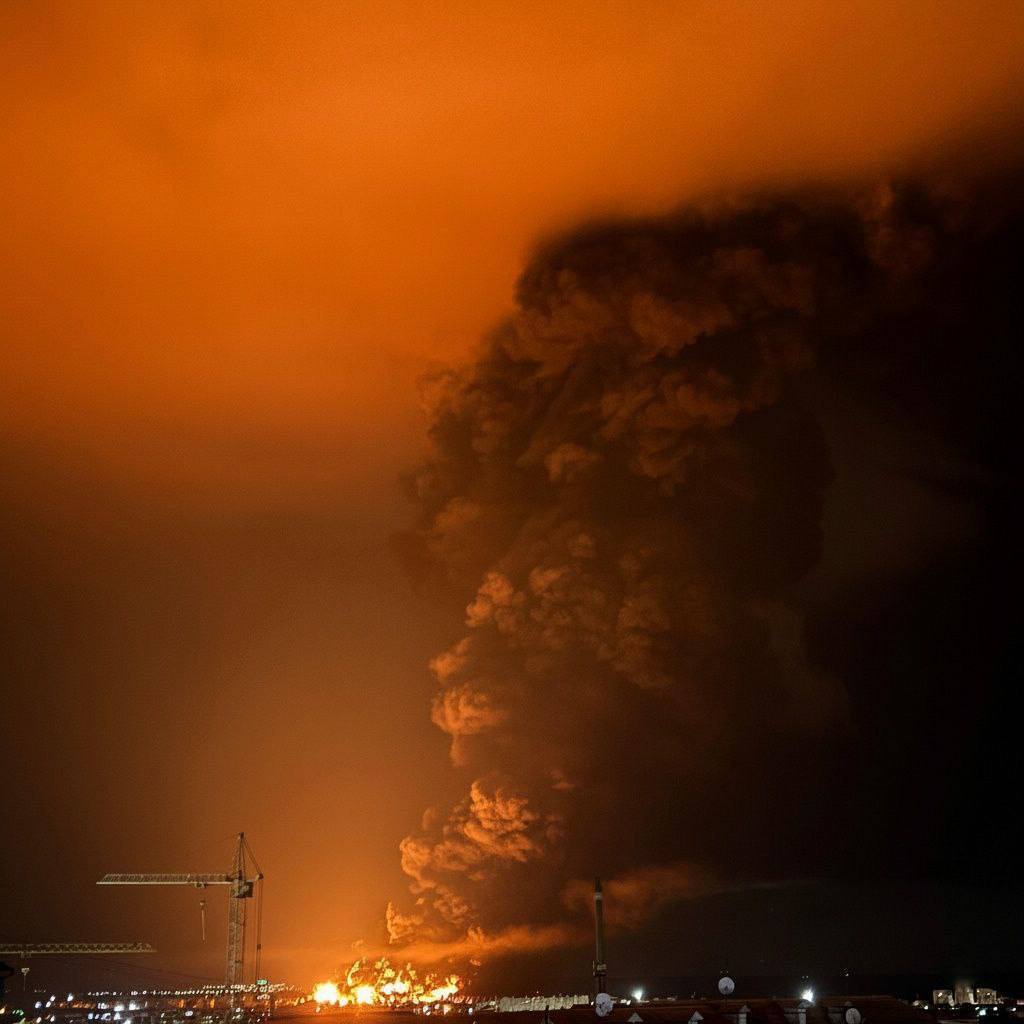 У Феодосії знову пролунали вибухи в районі нафтобази: спалахнула потужна пожежа. Фото і відео