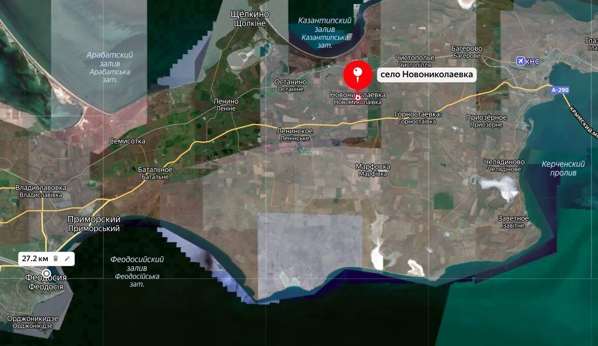 У Феодосії знову пролунали вибухи в районі нафтобази: спалахнула потужна пожежа. Фото і відео