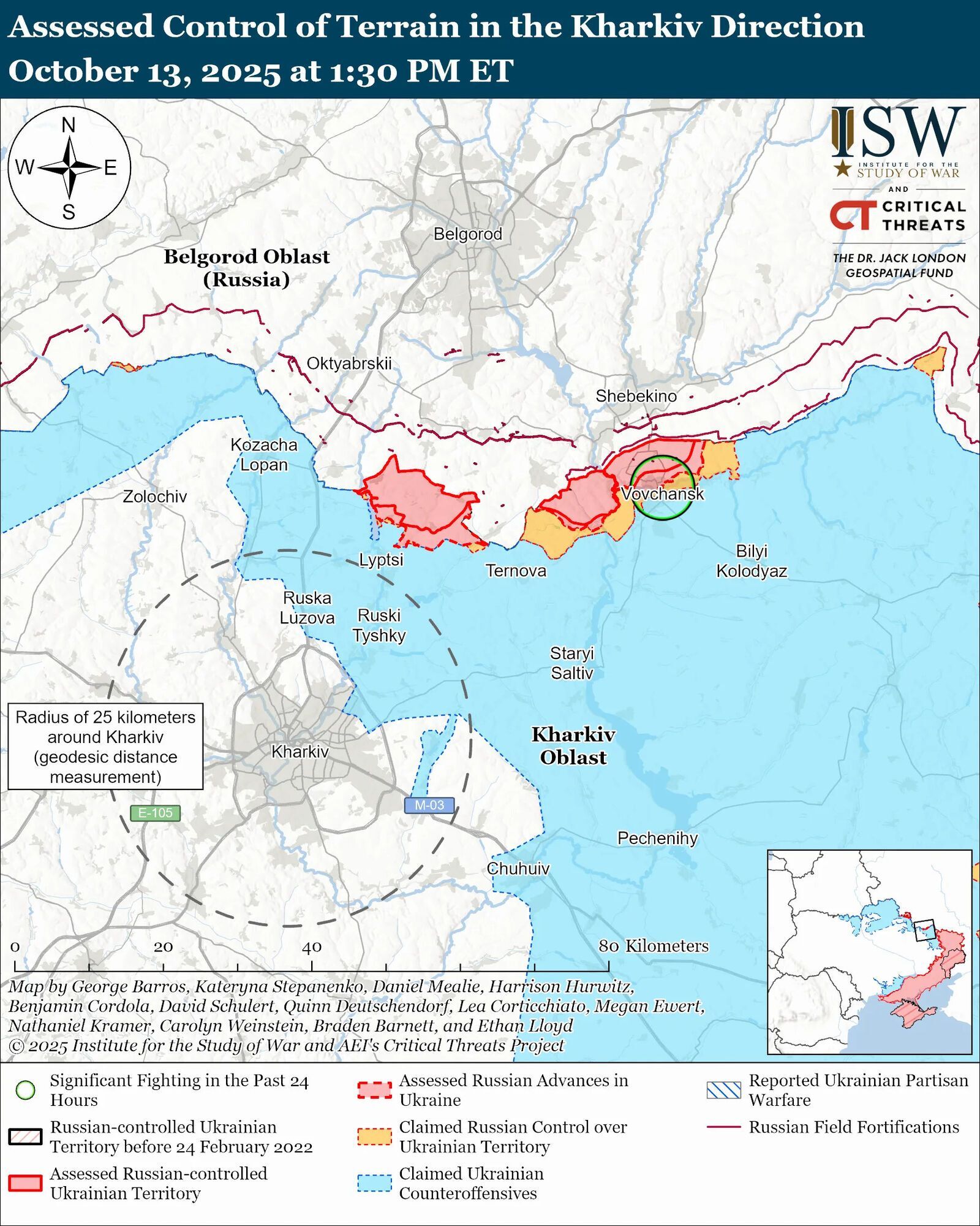 Українські війська просунулися в тактичному районі Костянтинівка – Дружківка та на заході Запорізької області: аналіз ISW