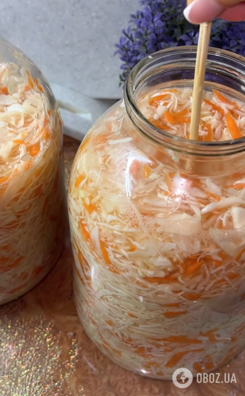 Квашена капуста на 3-літрову банку: розповідаємо, скільки солі потрібно на 1 кг капусти