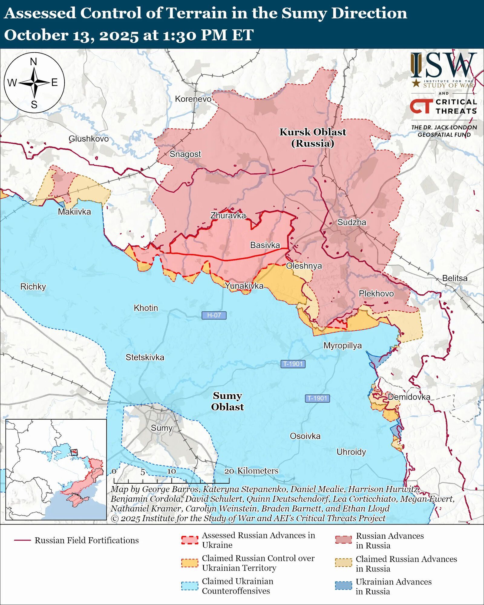 Українські війська просунулися в тактичному районі Костянтинівка – Дружківка та на заході Запорізької області: аналіз ISW