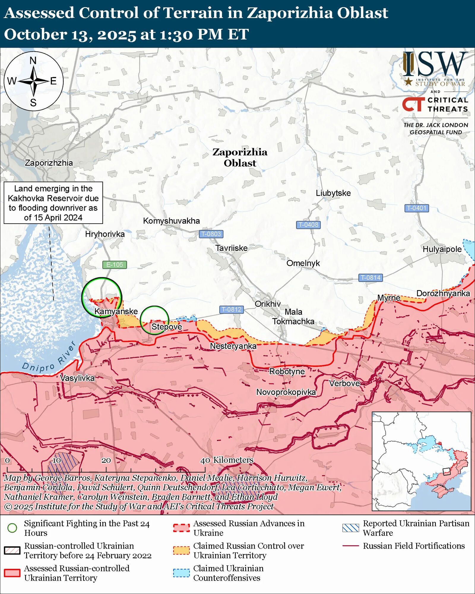 Українські війська просунулися в тактичному районі Костянтинівка – Дружківка та на заході Запорізької області: аналіз ISW