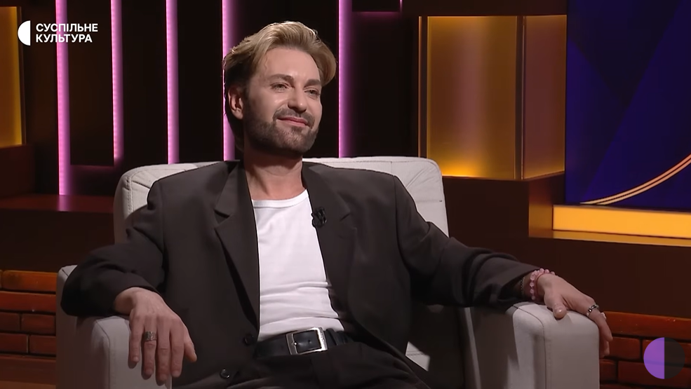 EL Кравчук, который говорит на русском в жизни, оправдался во время интервью и дал публичное обещание Юрию Андруховичу