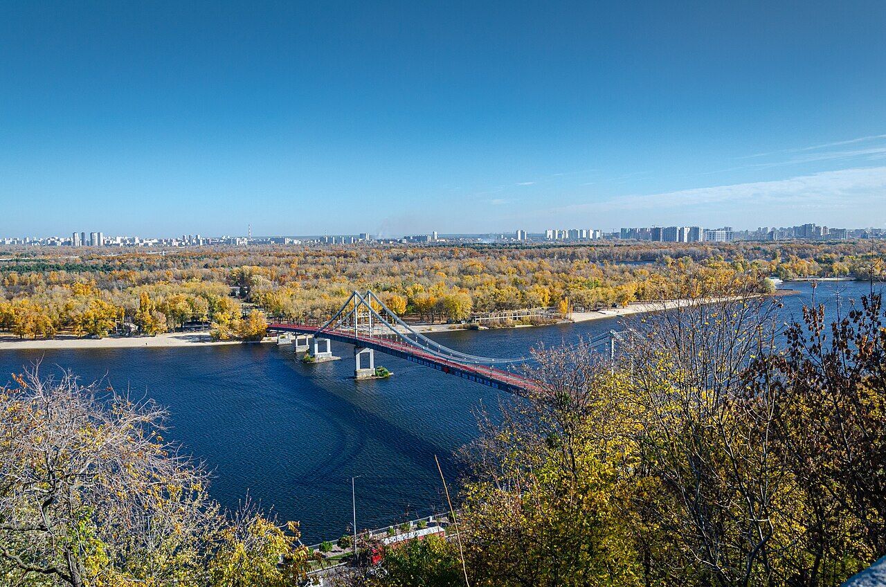 Панорама старого города: как выглядел правый берег Киева в начале 1900-х годов. Архивное фото