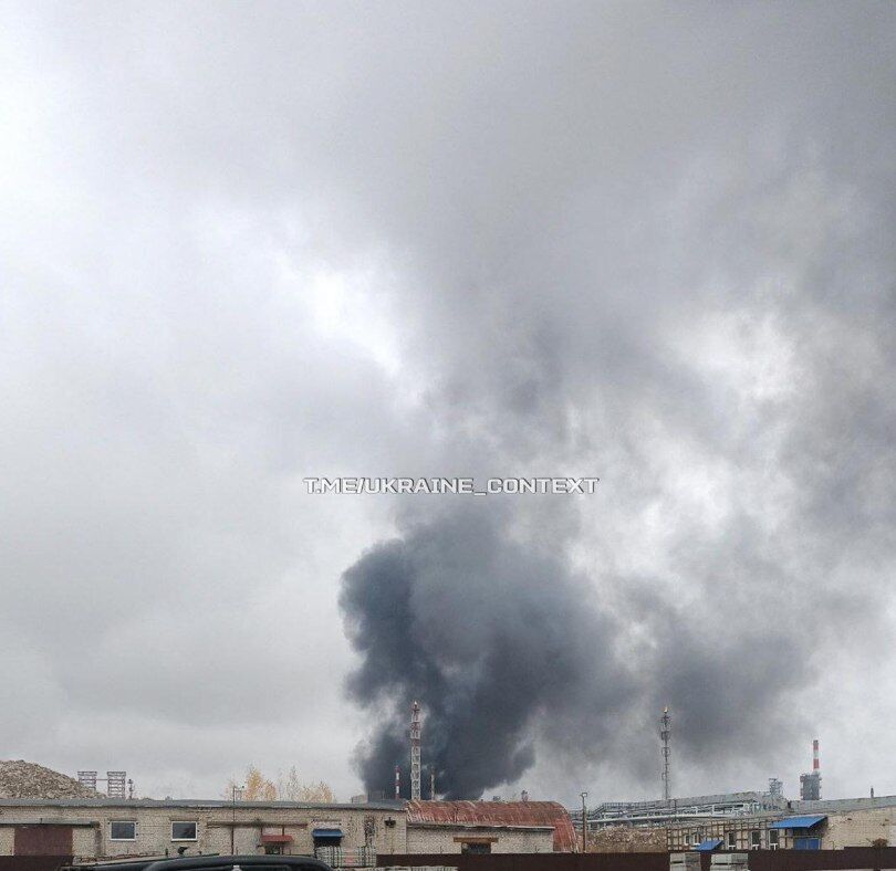 Был виден дым: в Кстово под Нижним Новгородом поражен НПЗ. Фото