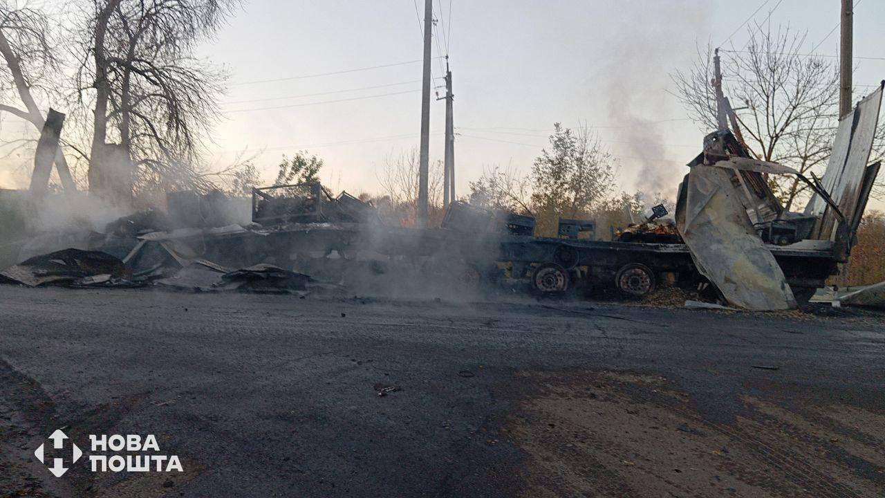 Ворог вчергове атакував логістику