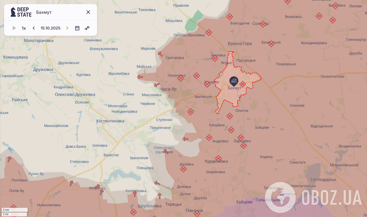 Суцільна руїна: у мережі показали, який вигляд має понівечений окупантами Бахмут. Відео