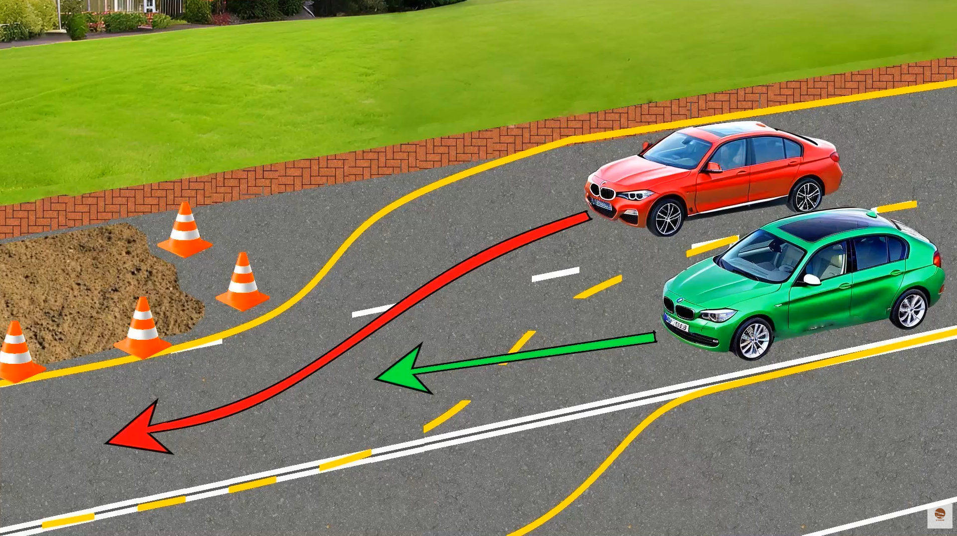 Хто має дати дорогу? Завдання з ПДР
