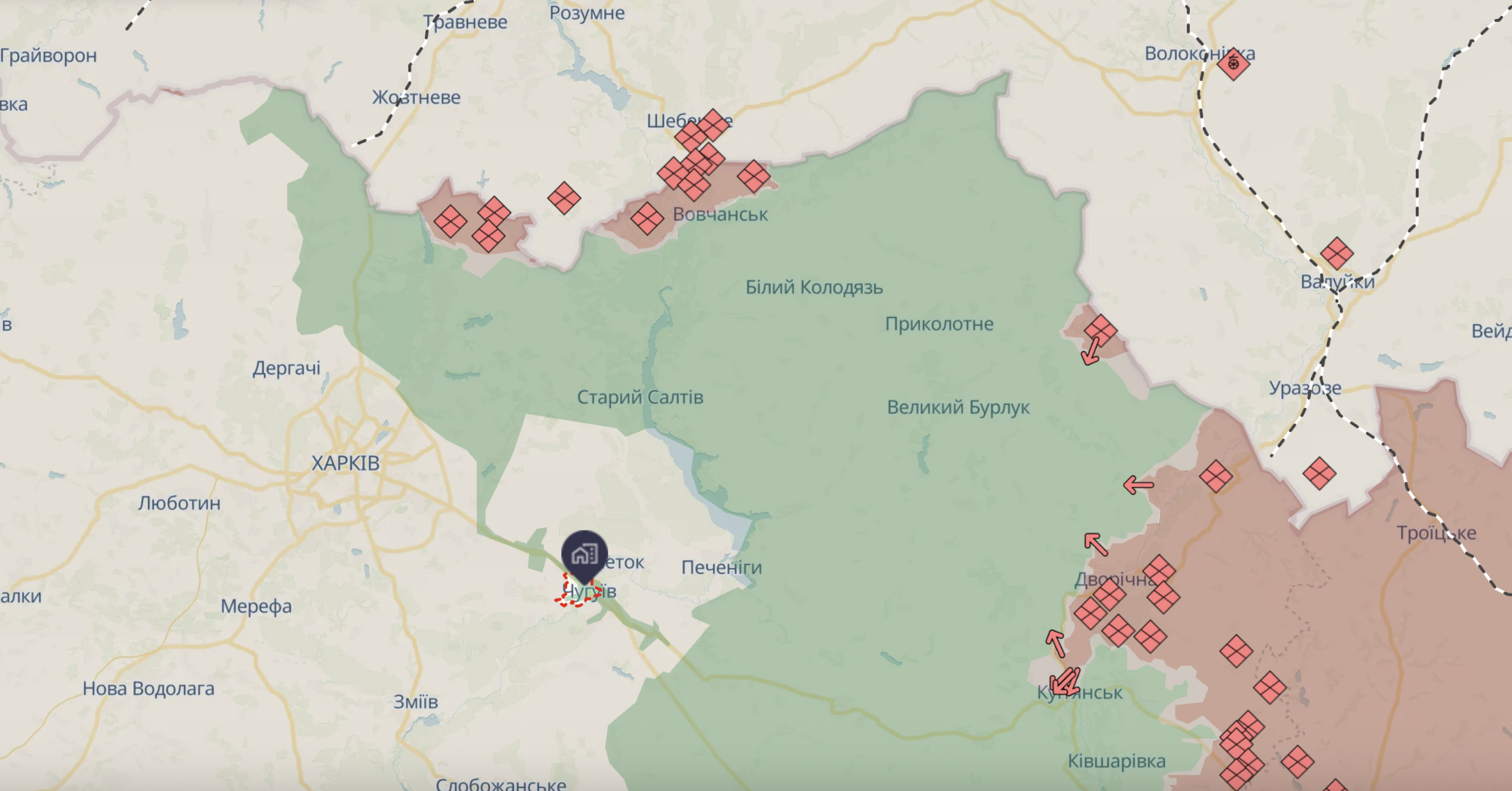 Россия нанесла более 10 ударов по Чугуеву: без света почти все районы города