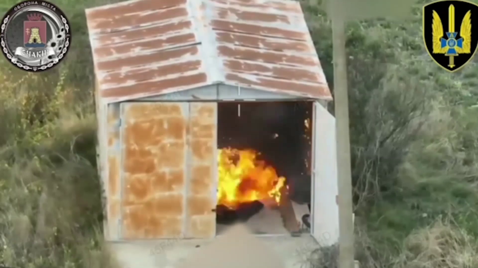 ВМС эффектно уничтожили российский склад БК в районе Кинбурнской косы и показали видео