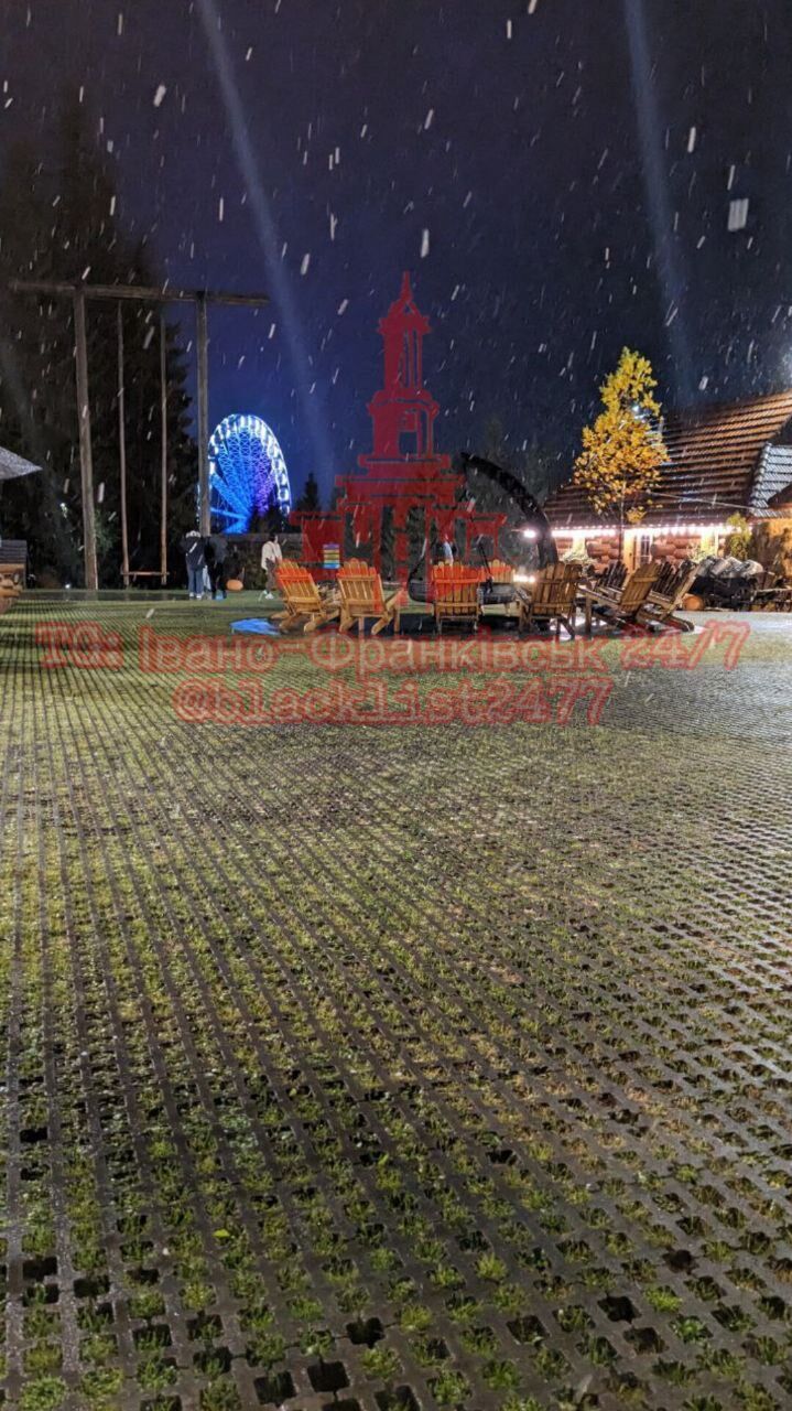 Буковель в середине октября засыпало снегом. Фото, видео