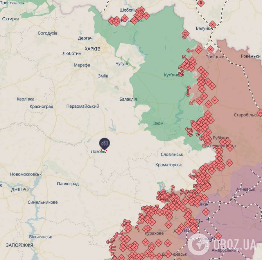 Оккупанты впервые ударили КАБом по Лозовой: шестеро пострадавших, повреждены дома. Фото
