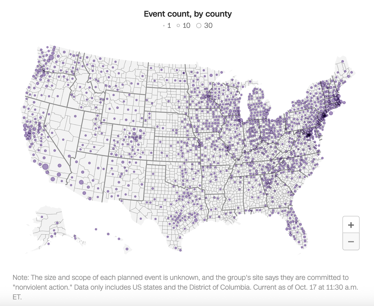 "Нет королям": в США тысячи людей вышли на акции против политики Трампа. Фото