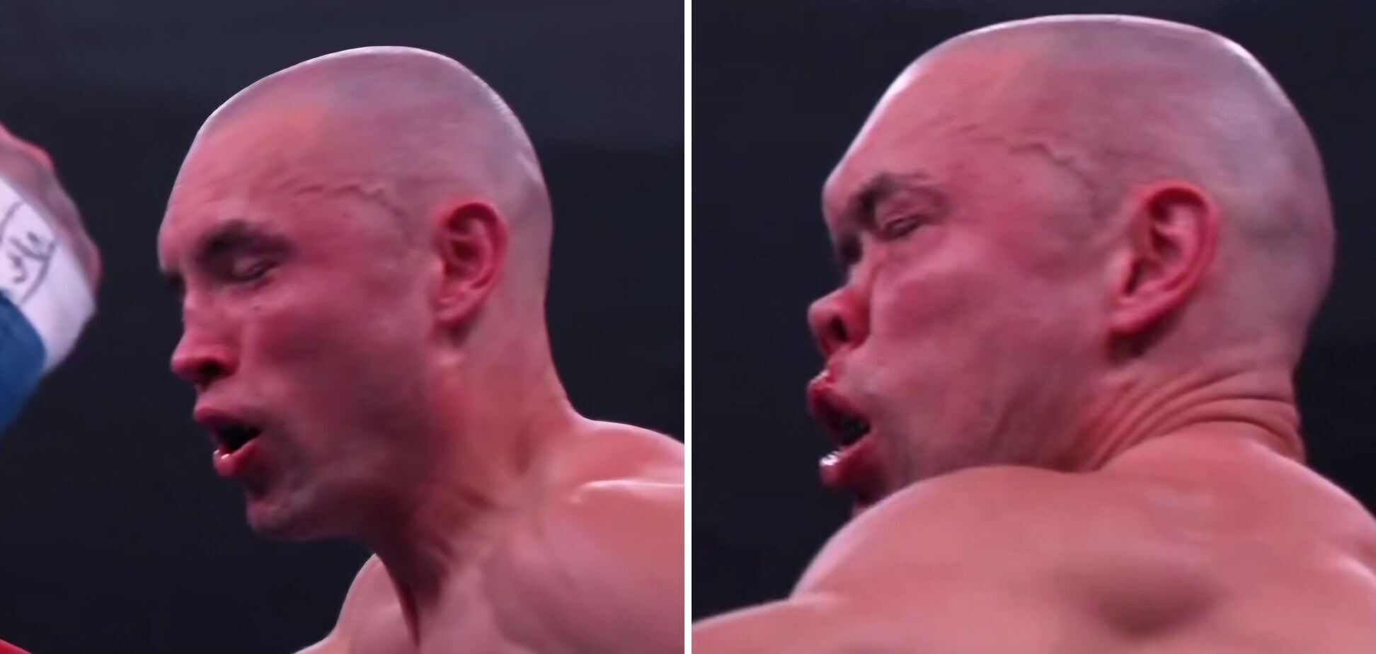 Бойцу во время поединка на голых кулаках впечатали нос в лицо. Видео собрало 1 млн просмотров