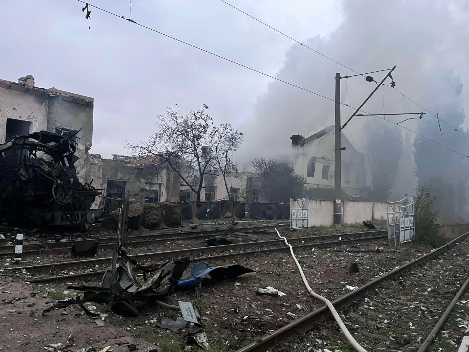 Наслідки російських ударів по залізниці