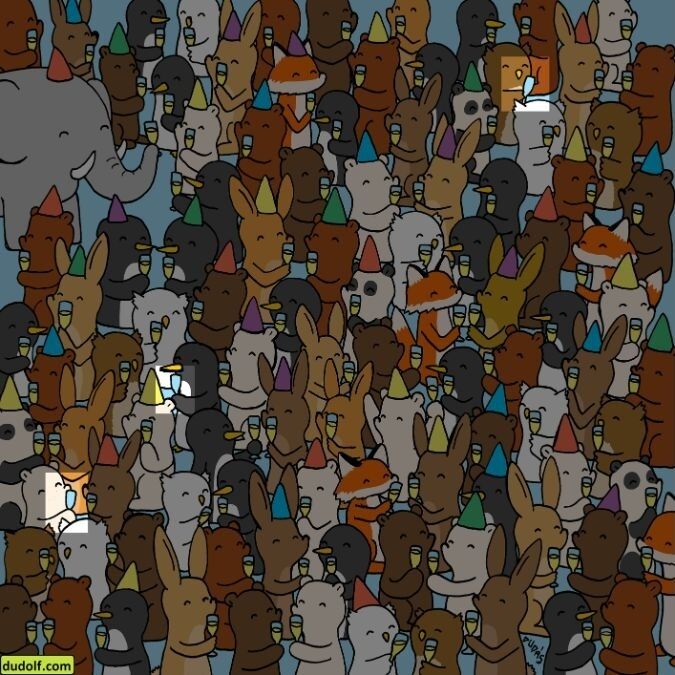 Знайдіть три порожні склянки: головоломка для уважних