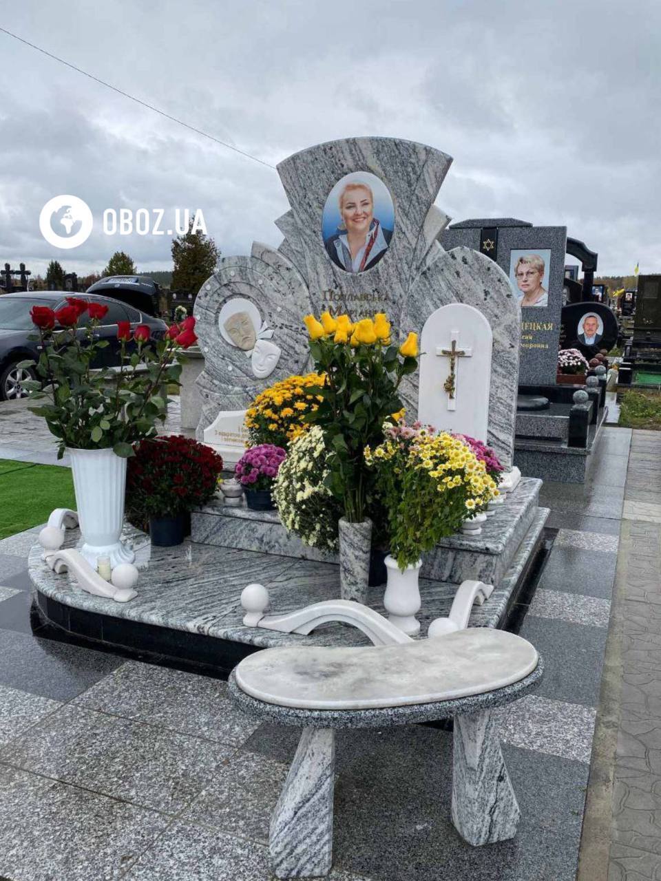 Сестра Марины Поплавской рассказала о странном знаке на могиле звезды "Дизель Студио". Видео