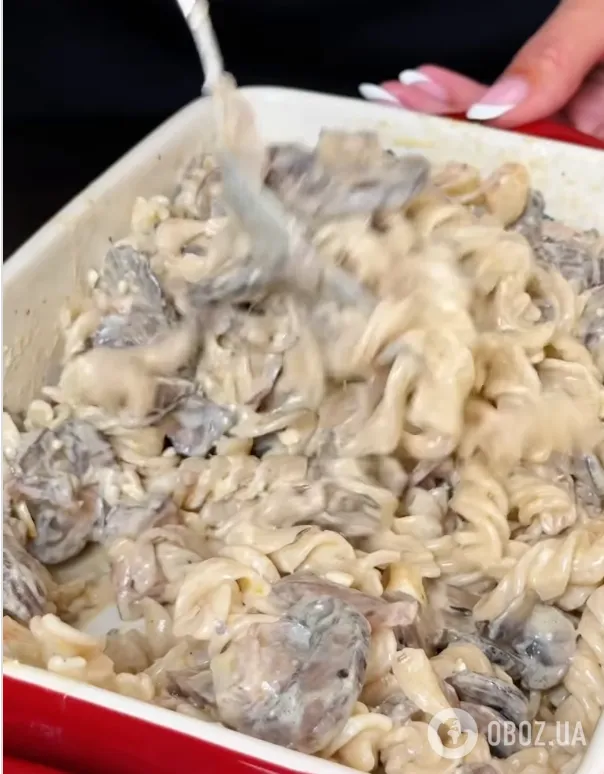 Вкусная паста с грибами и крем-сыром: рецепт блюда для обеда и ужина