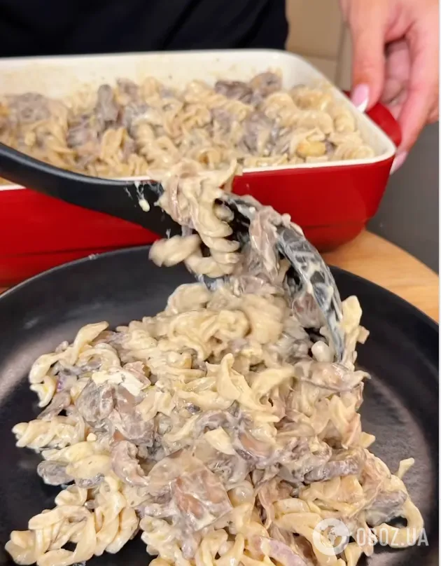 Вкусная паста с грибами и крем-сыром: рецепт блюда для обеда и ужина
