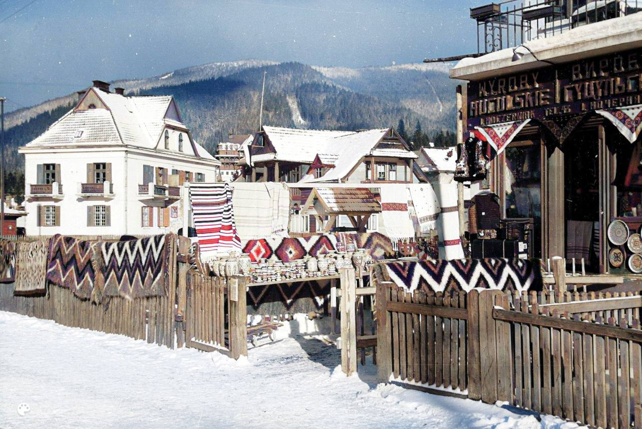 У мережі показали Ворохту у 30-х роках: кольорові фото