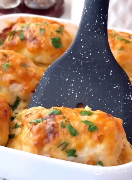 Сочные рулетики из куриного филе в духовке: как приготовить на обед
