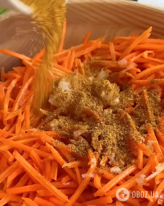 Морковь по-корейски с горячим маслом: рецепт очень вкусной и пряной закуски