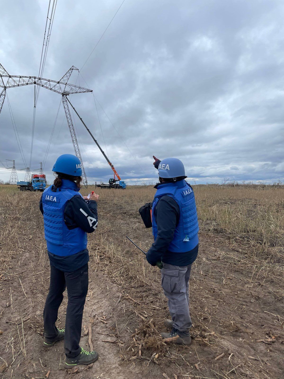 Спеціалісти МАГАТЕ на місці ремонтних робіт