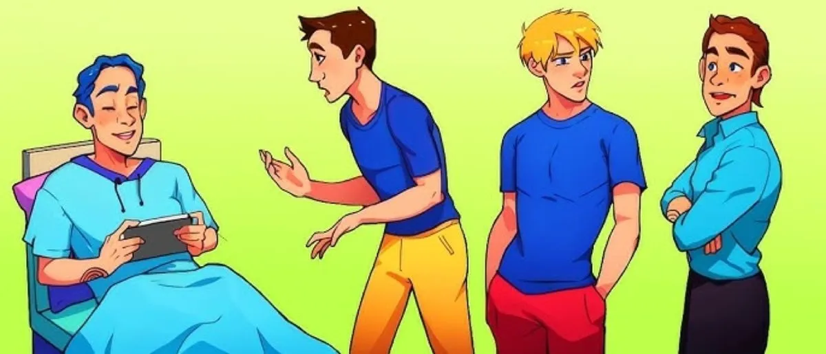 Кто брат мужчины на рисунке? Непростая головоломка