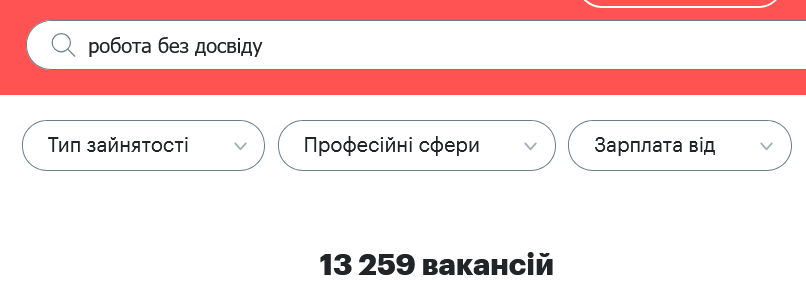 В Україні на високі зарплати готові наймати людей без досвіду роботи
