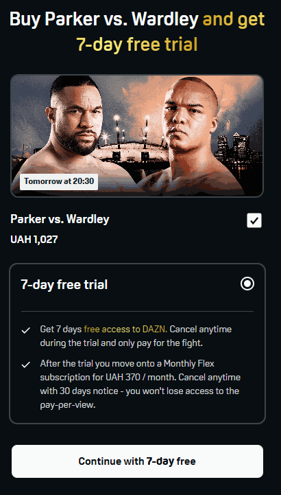 Наступний суперник Усика. Де дивитися бокс Паркер – Вордлі: розклад трансляцій бою