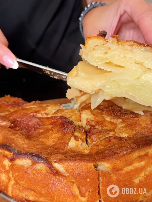 Яблочный пирог в котором 90% начинки: рецепт самого вкусного домашнего десерта