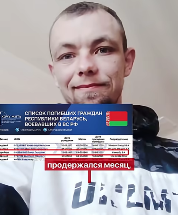 Беларус женился на россиянке и сразу поехал на войну против Украины: его ликвидировали через месяц. Видео