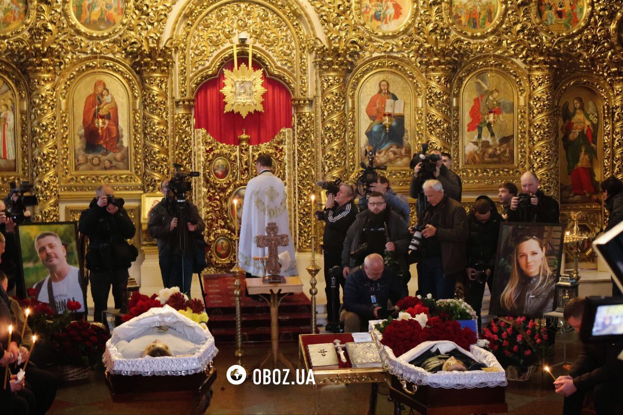 Їх вбила Росія: у Києві попрощалися з журналісткою телеканалу Freedom і оператором, які загинули внаслідок атаки дрона в Краматорську