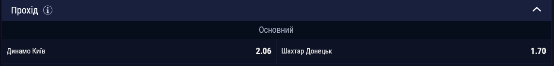 Шахтер –фаворит в кубковом матче с Динамо