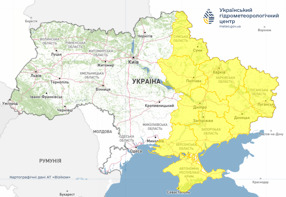 В Україну прийде потепління: синоптикиня назвала дату. Карта