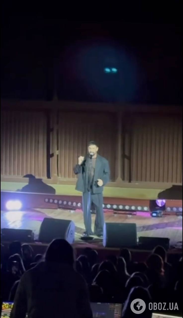 На концерті Віталія Козловського трапився небезпечний курйоз: співак емоційно відреагував