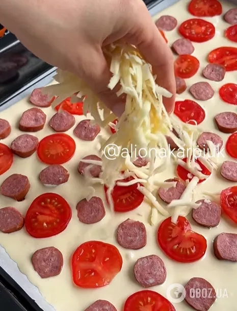 Піца "Хвилинка" для швидкої вечері:  зробіть просте тісто на майонезі