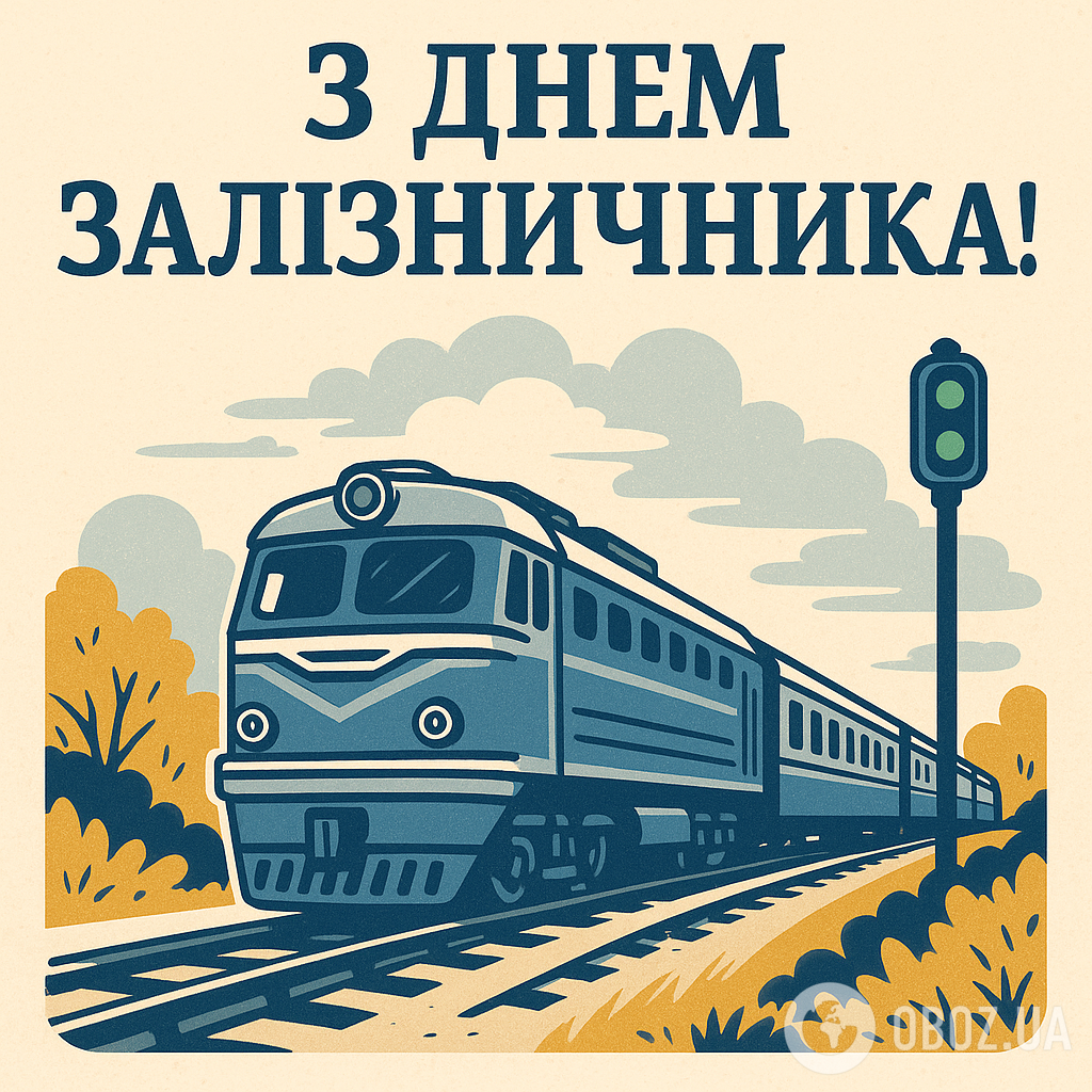 С Днем железнодорожника: красивые поздравления