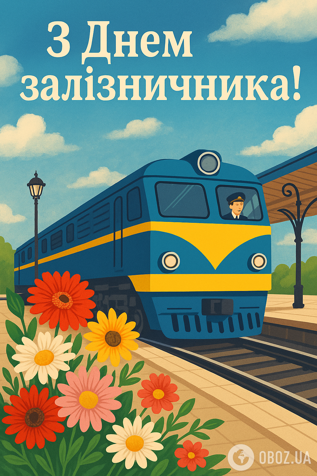 С Днем железнодорожника: красивые поздравления