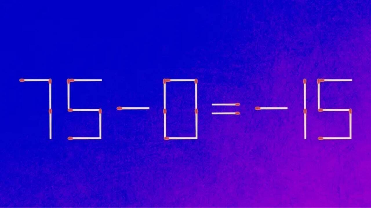 Пересуньте один сірник: непроста головоломка для найрозумніших